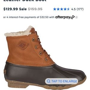 Sperry saltwater luxe boot